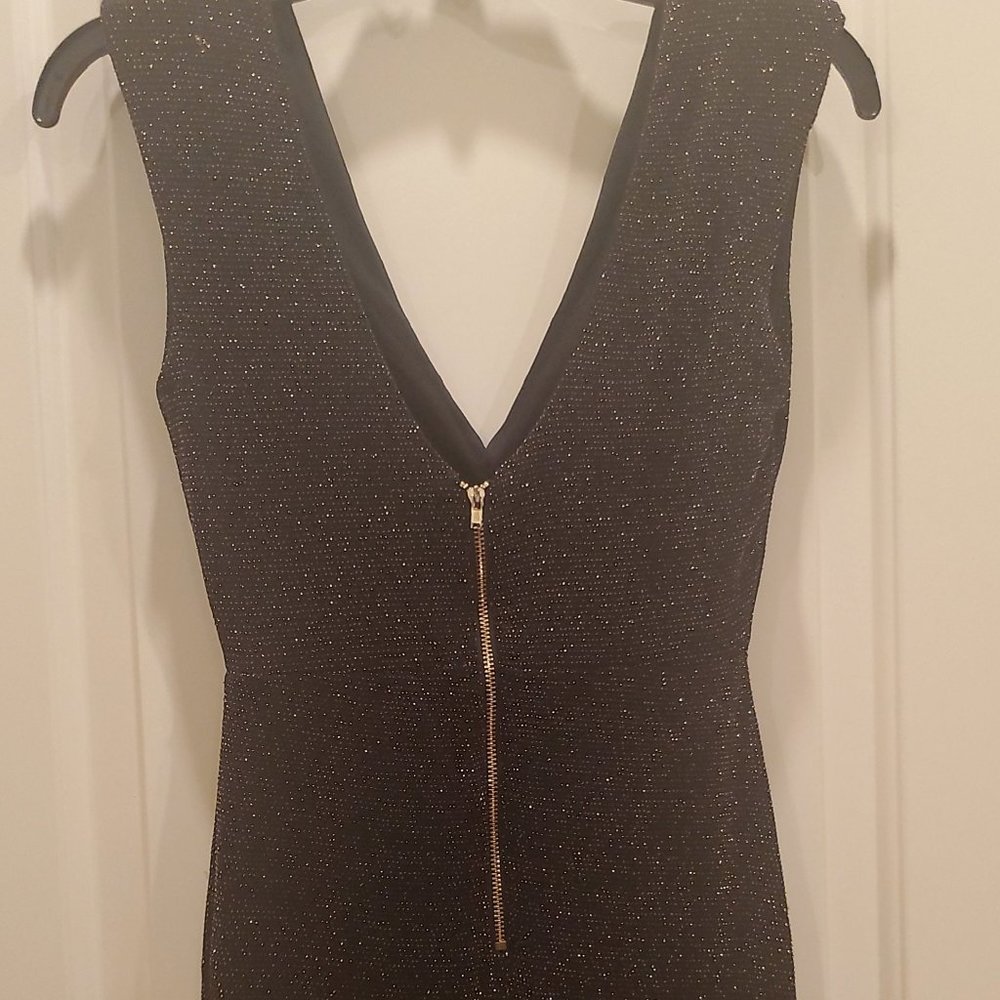 Black Dress w/ Gold Sparkles - NEW